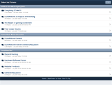 Tablet Screenshot of forums.duke4.net