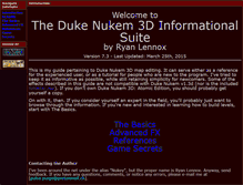 Tablet Screenshot of infosuite.duke4.net
